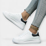 Zapatillas Deportivas de Cuero Blancas