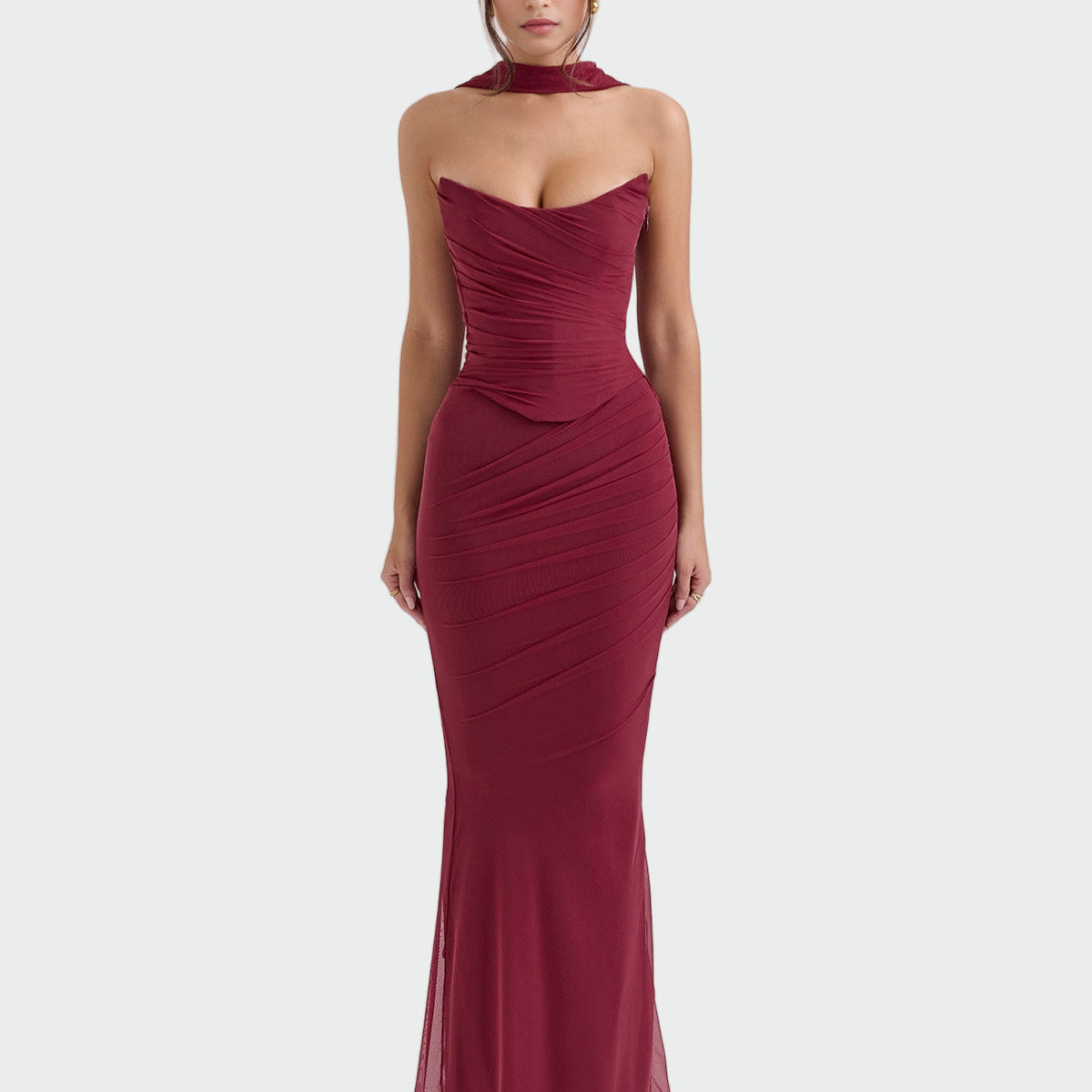 Lora | Vestido Drapado Largo