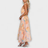 Vjera – Elegante vestido maxi con espalda descubierta