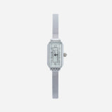Elena® - Reloj dorado con esfera rectangular