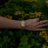 Petra® - Reloj de lujo dorado con números romanos