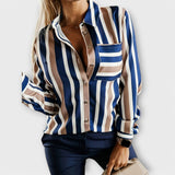 Clara - Blusa casual a rayas