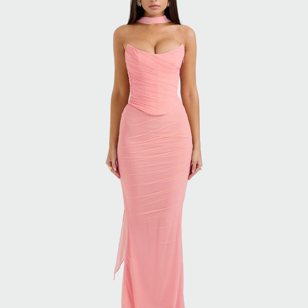 Lora | Vestido Drapado Largo