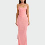 Lora | Vestido Drapado Largo