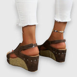 Mia | Sandalia de Plataforma Vintage