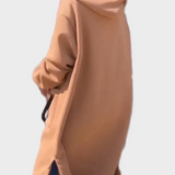 Rosa - Sudadera larga con capucha