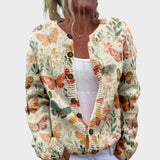 Bojana - Cárdigan Floral de Otoño