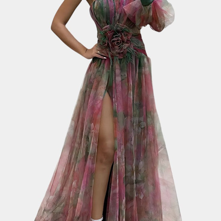 Vestido Maxi Asimétrico Teodora