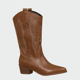 Cvita - Botas de vaquero occidentales de cuero