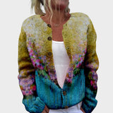 Marija - Cárdigan con estampado floral para otoño