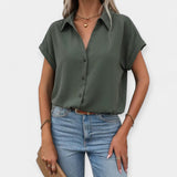 Blanka – Camisa ligera de corte recto y clásico