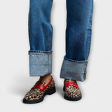Anamarija – Mocasines redondeadas con estampado de leopardo
