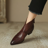 Camila - Botines con tacón bajo