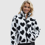Jelena - Chaqueta reversible con corazones