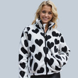 Jelena - Chaqueta reversible con corazones