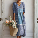 Sofía™ | Vestido de Lino Retro
