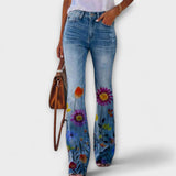 Neda - Pantalones de flores