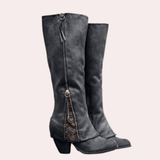 Celeste - Botas de montar de encaje