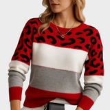 Romanka - Suéter Leopardo Elegancia
