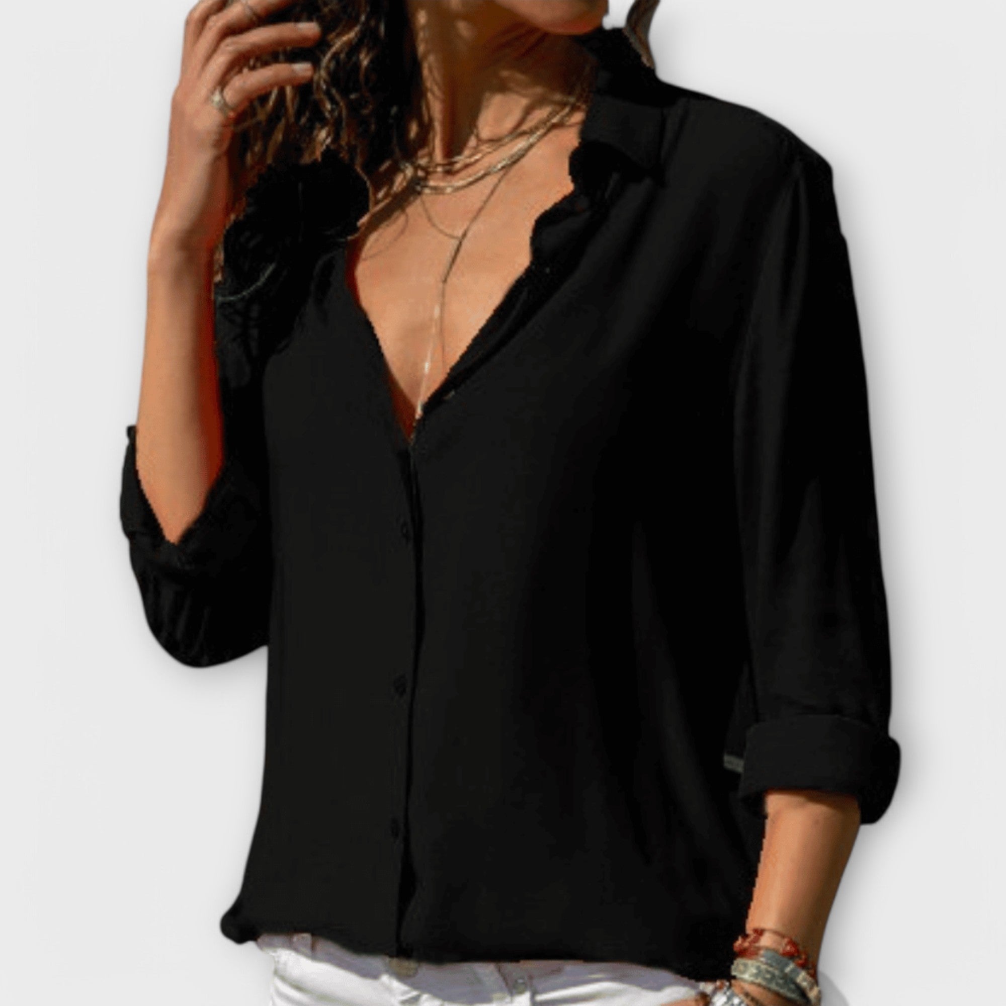 Mara – Blusa perfecta con detalles refinados