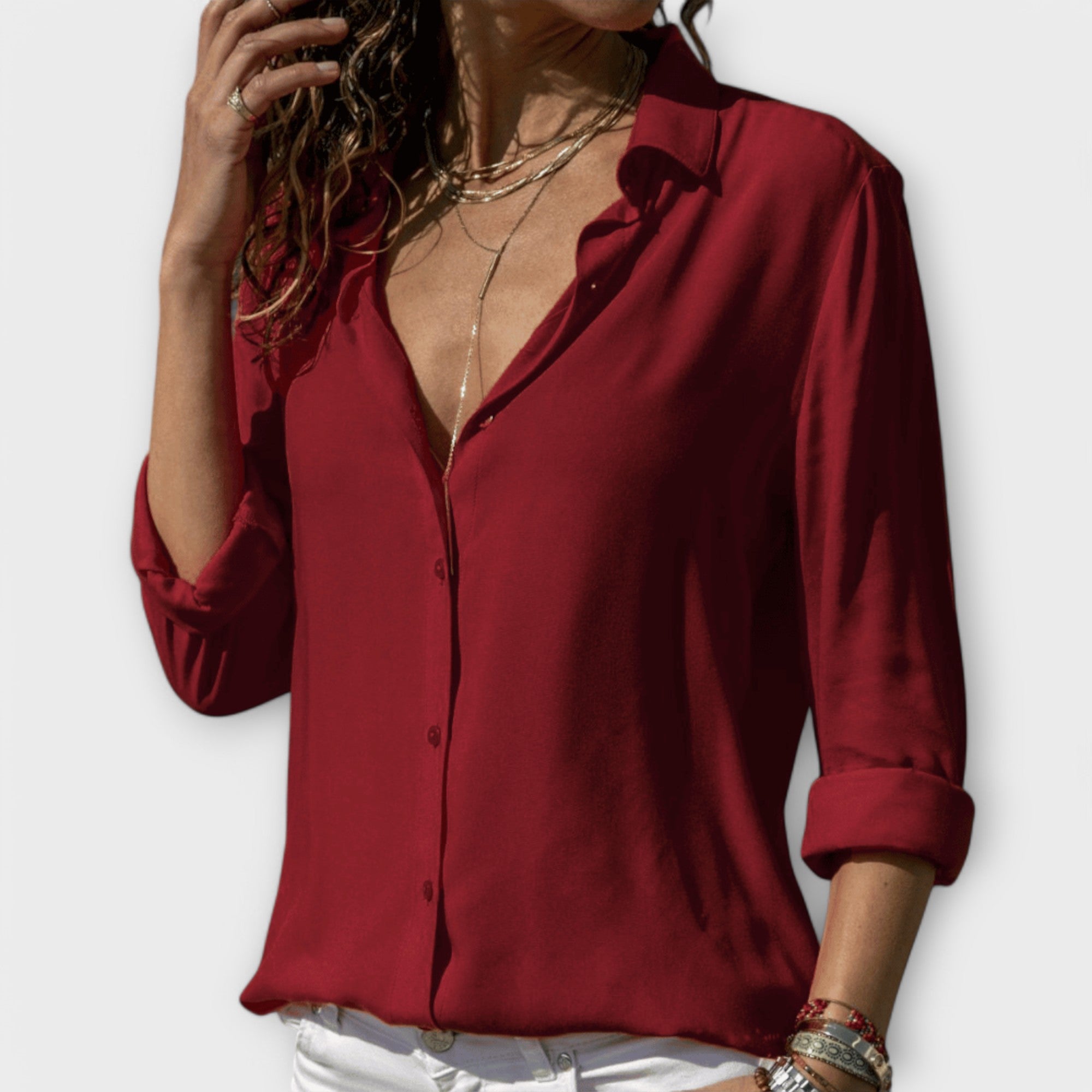 Mara – Blusa perfecta con detalles refinados