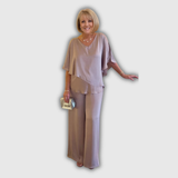 Martha | Conjunto de dos piezas con pantalón de pierna ancha