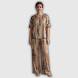 Marie | Conjunto estampado de dos piezas