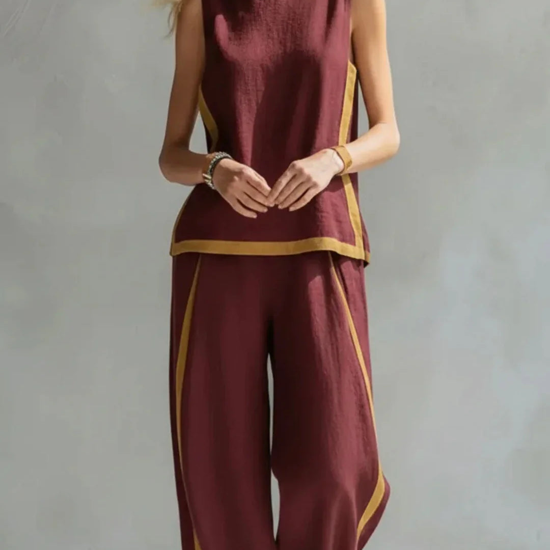 Leila | Conjunto elegante de dos piezas