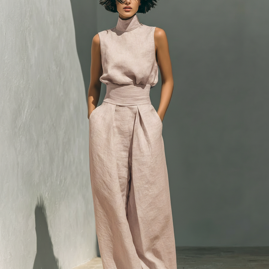 MARIA | CONJUNTO MINIMALISTA DE LINO