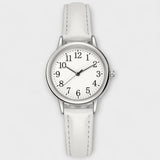 Katarina® - Reloj clásico con correa de cuero verde