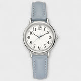 Katarina® - Reloj clásico con correa de cuero verde