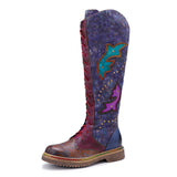 Perla - Botas en colores artísticos