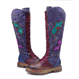Perla - Botas en colores artísticos