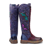 Perla - Botas en colores artísticos
