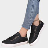Dania - Zapatillas con textura acolchada