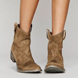 Carlotta - Botines de piel ante