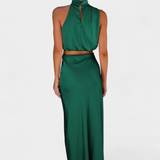 Falda Draped Sin Espalda
