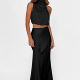 Falda Draped Sin Espalda
