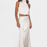 Falda Draped Sin Espalda