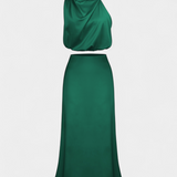 Falda Draped Sin Espalda