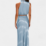 Falda Draped Sin Espalda