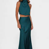 Falda Draped Sin Espalda