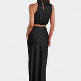 Falda Draped Sin Espalda