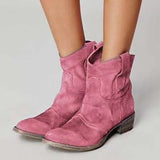 Carlotta - Botines de piel ante