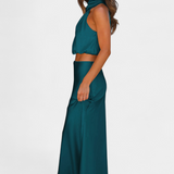 Falda Draped Sin Espalda