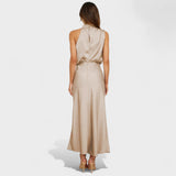 Alda - Vestido de Satén Elegante
