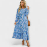 Barka - Vestido maxi boho de mujer de estilo elegante