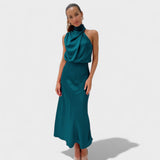 Alda - Vestido de Satén Elegante