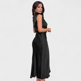 Alda - Vestido de Satén Elegante