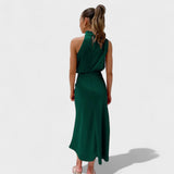 Alda - Vestido de Satén Elegante